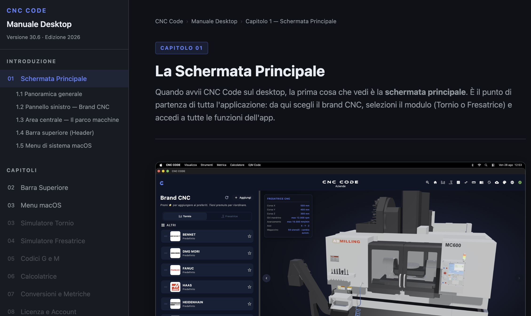 Manuale Desktop CNC Code