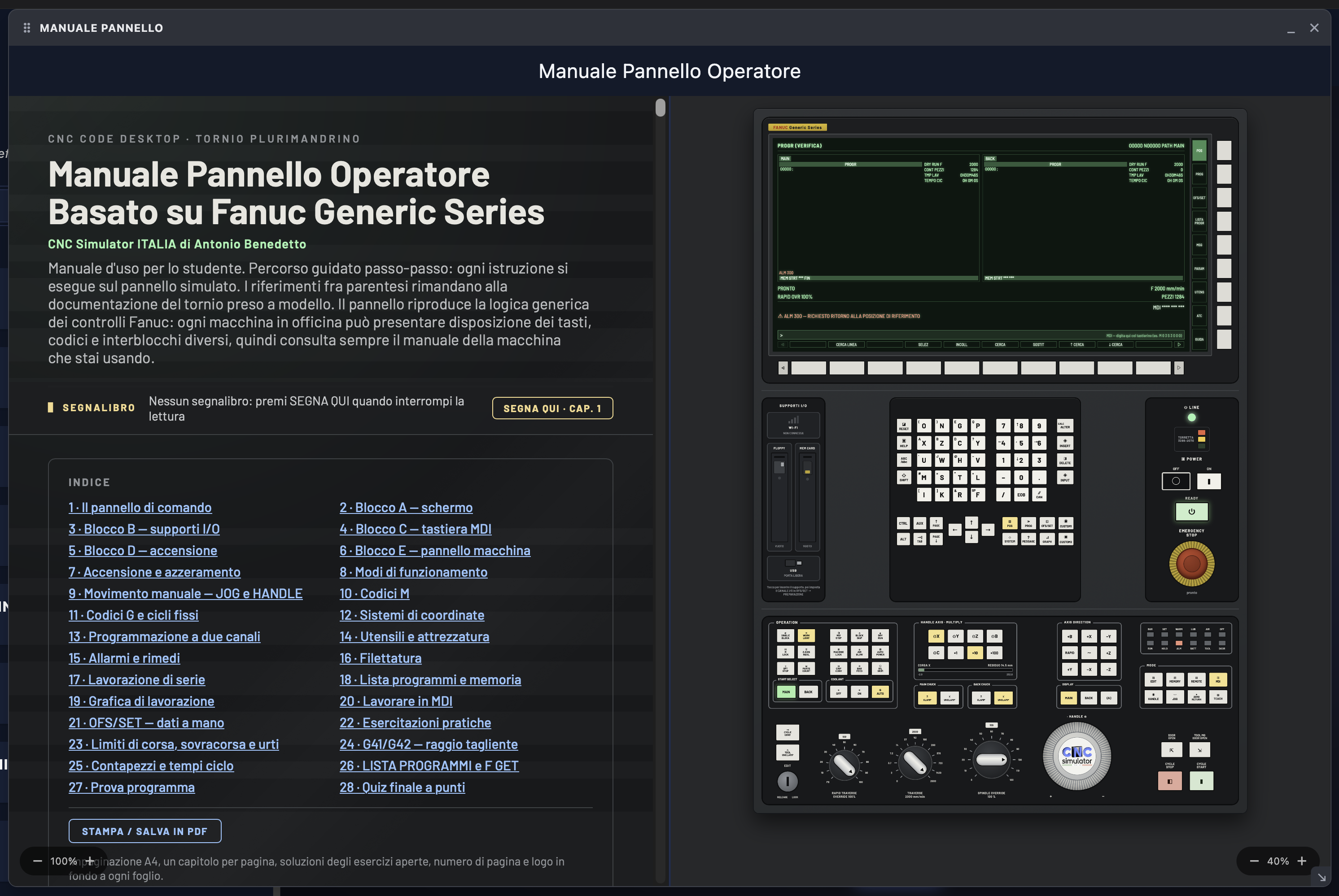 Manuale del Pannello Operatore