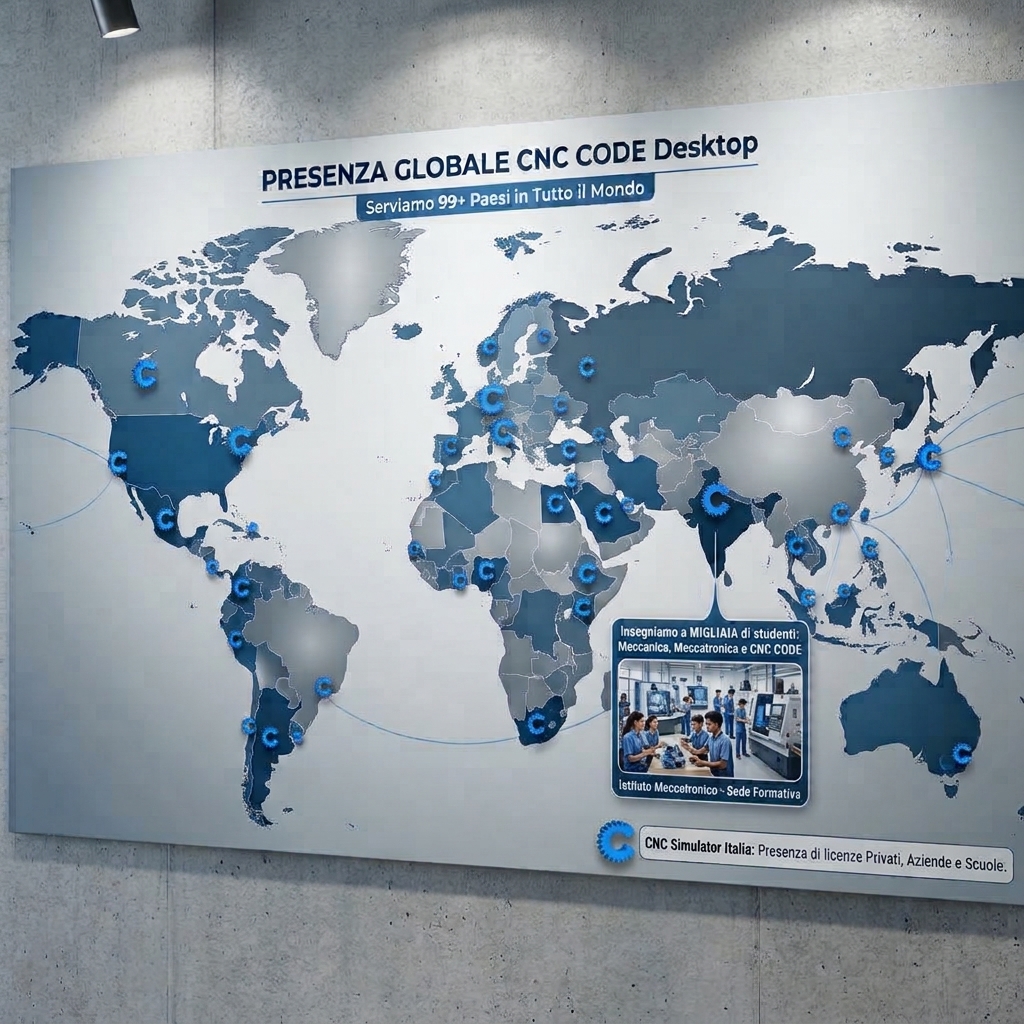 Licenze CNC CODE nel mondo