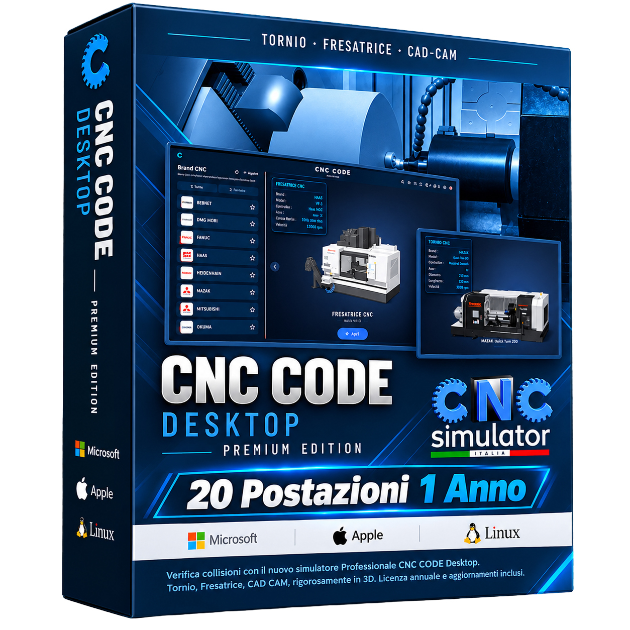 CNC Code DESKTOP 20 post. 6 anni