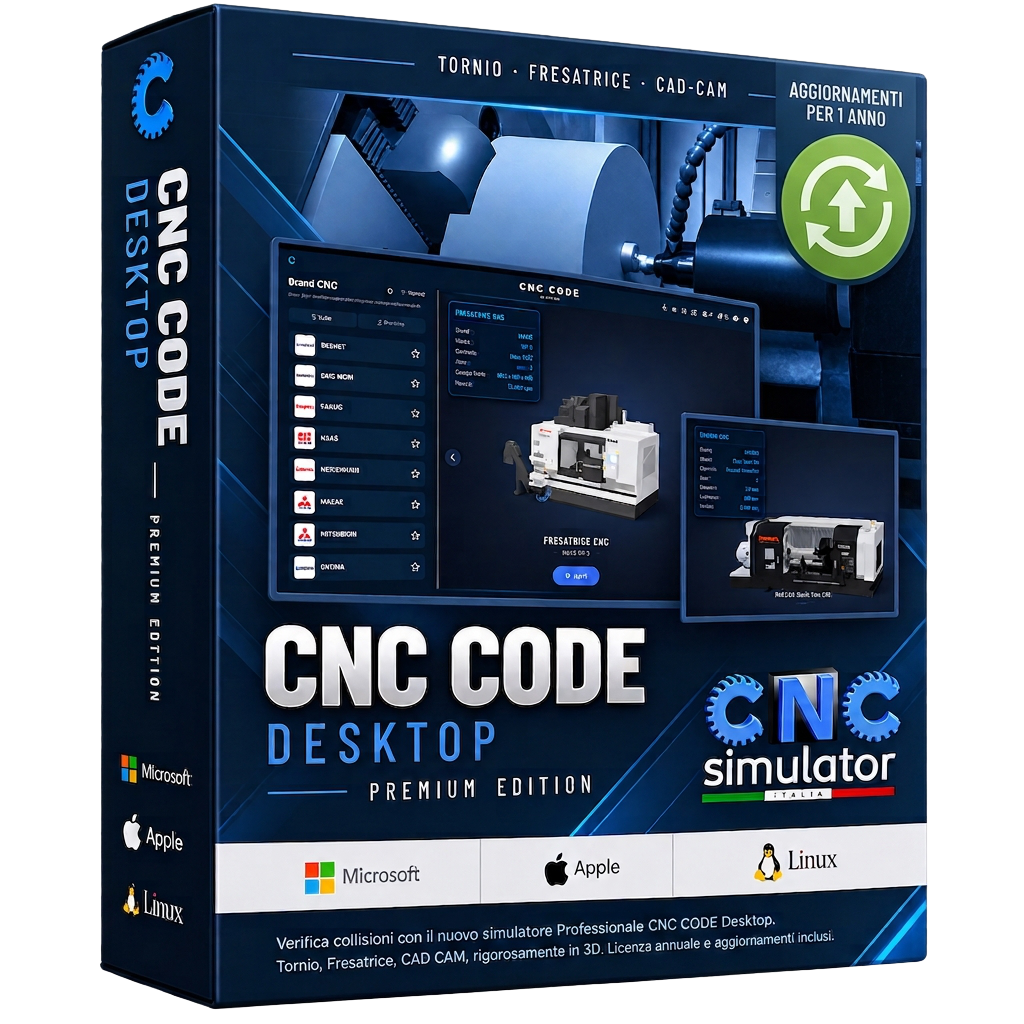 CNC Code DESKTOP 25 post. Aggiornamenti