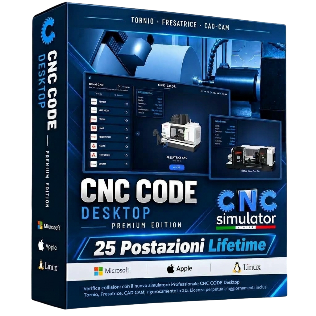 CNC Code DESKTOP 25 post. LifeTime