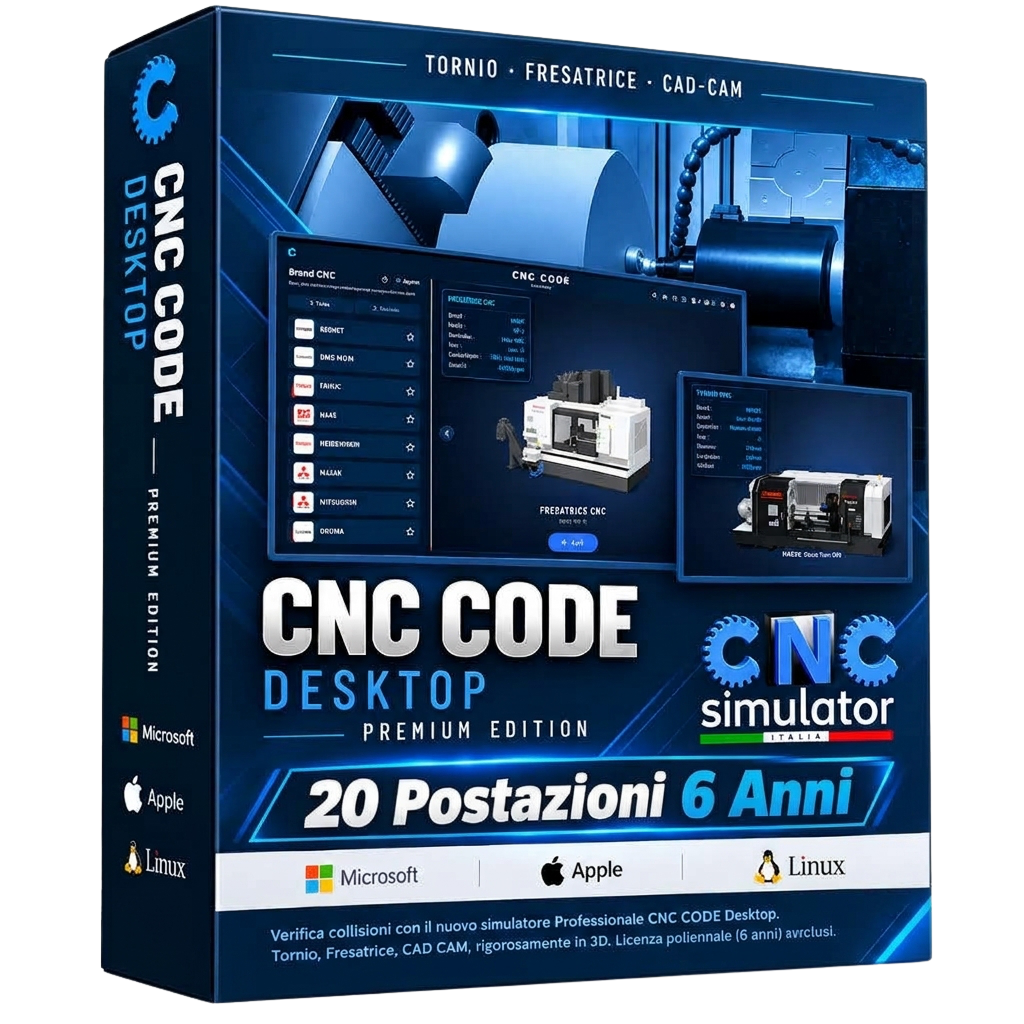 CNC Code DESKTOP 20 post. 6 anni